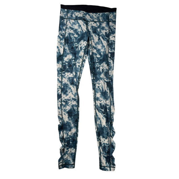 Lululemon Speed Tight III Size 6 Sea Side Silver Fox Alberta Lake Stretch Run - Picture 3 of 8